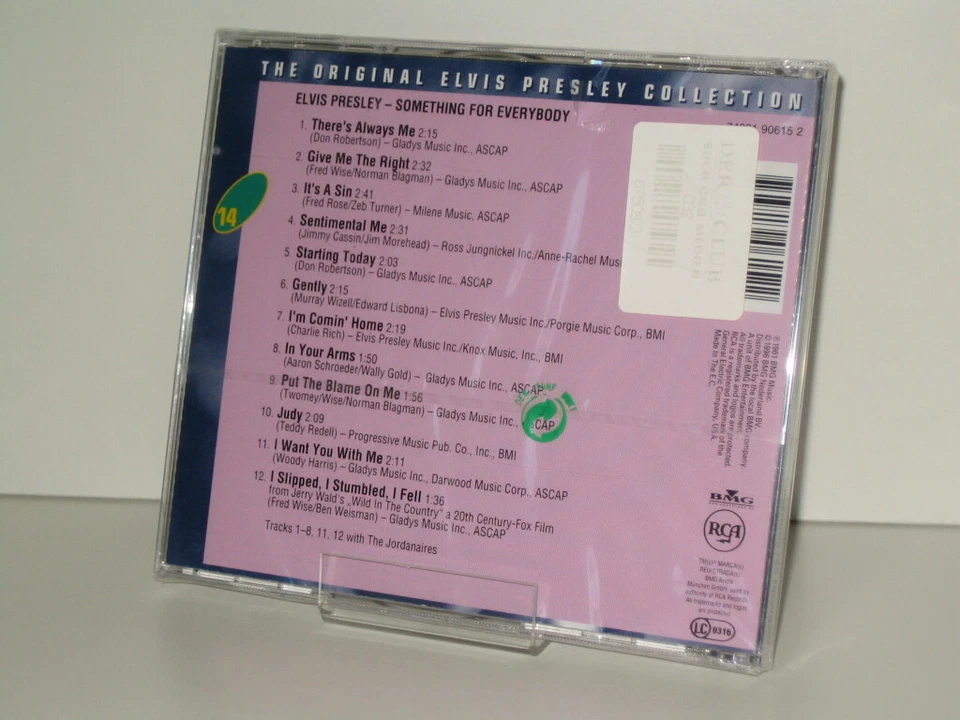 The Original Elvis Presley Collection No.14 - Something For Everybody (1999 BMG) - Bild 2 von 4
