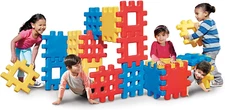 Little Tikes Big Waffle Block Set - 18 pieces, Blue/Red/Yellow