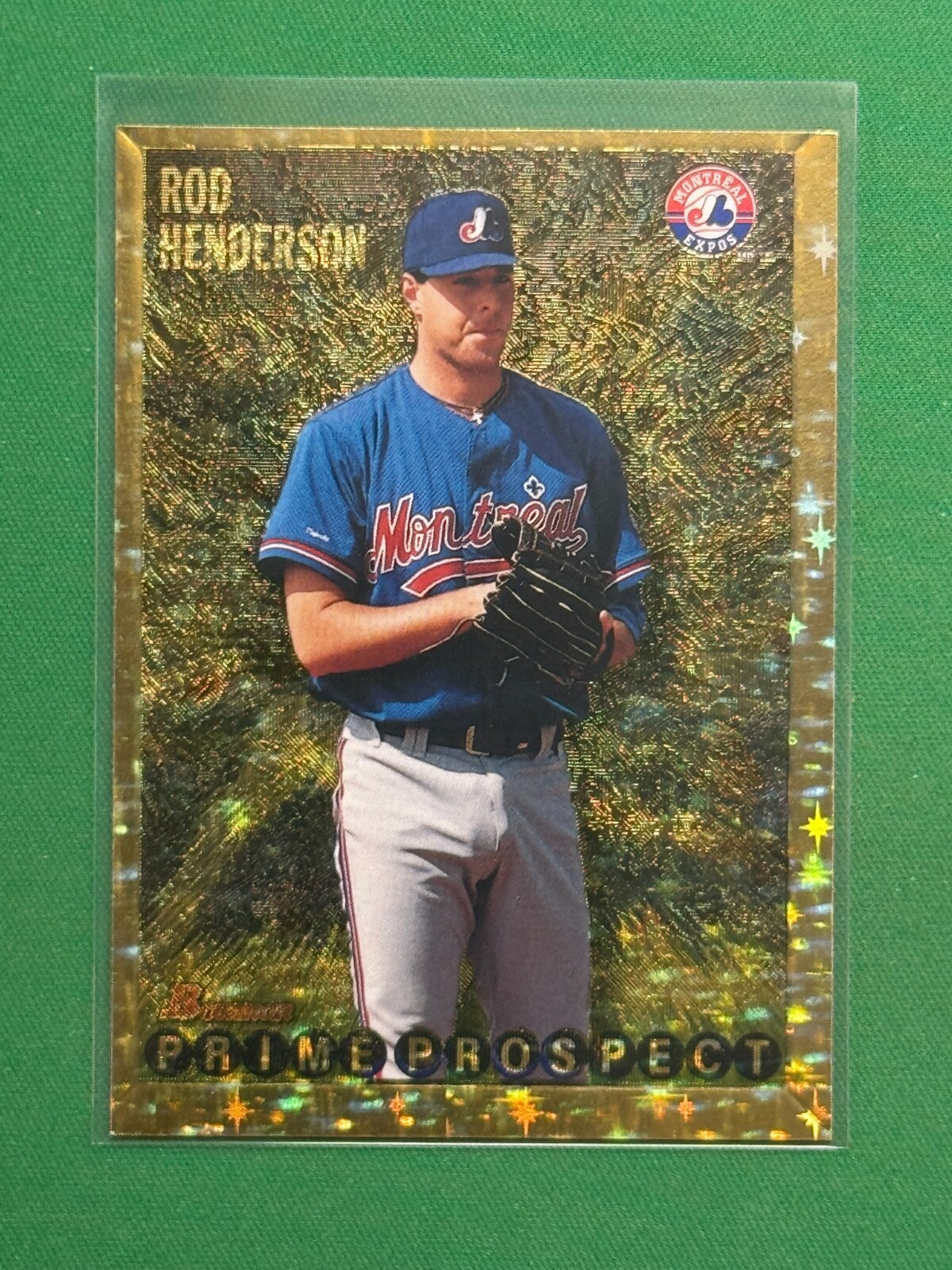 1995 Bowman Baseball #269 Rod Henderson Gold Foil Parallel