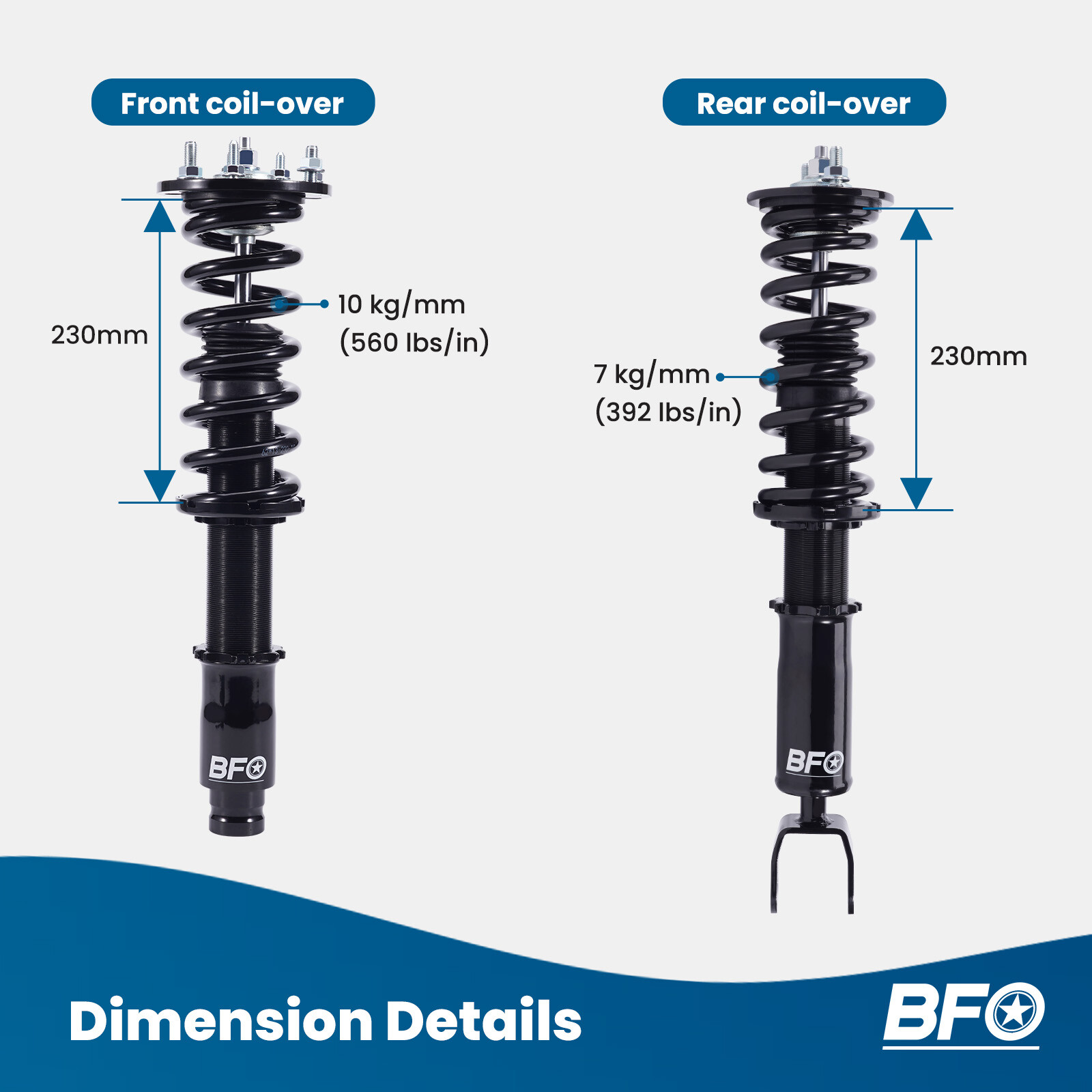 Adjustable Coilovers Struts Suspension Lowering Kit For Honda Accord 2008-2012