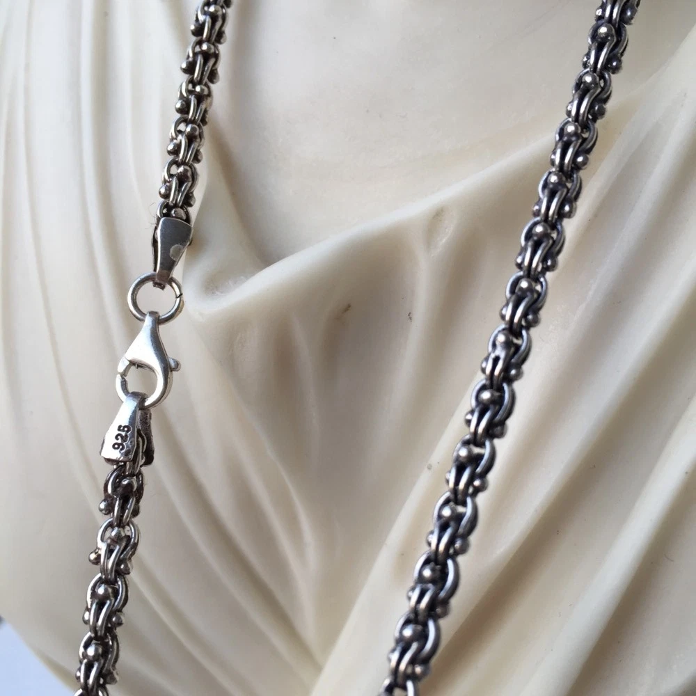 Mens wheat deals chain necklace