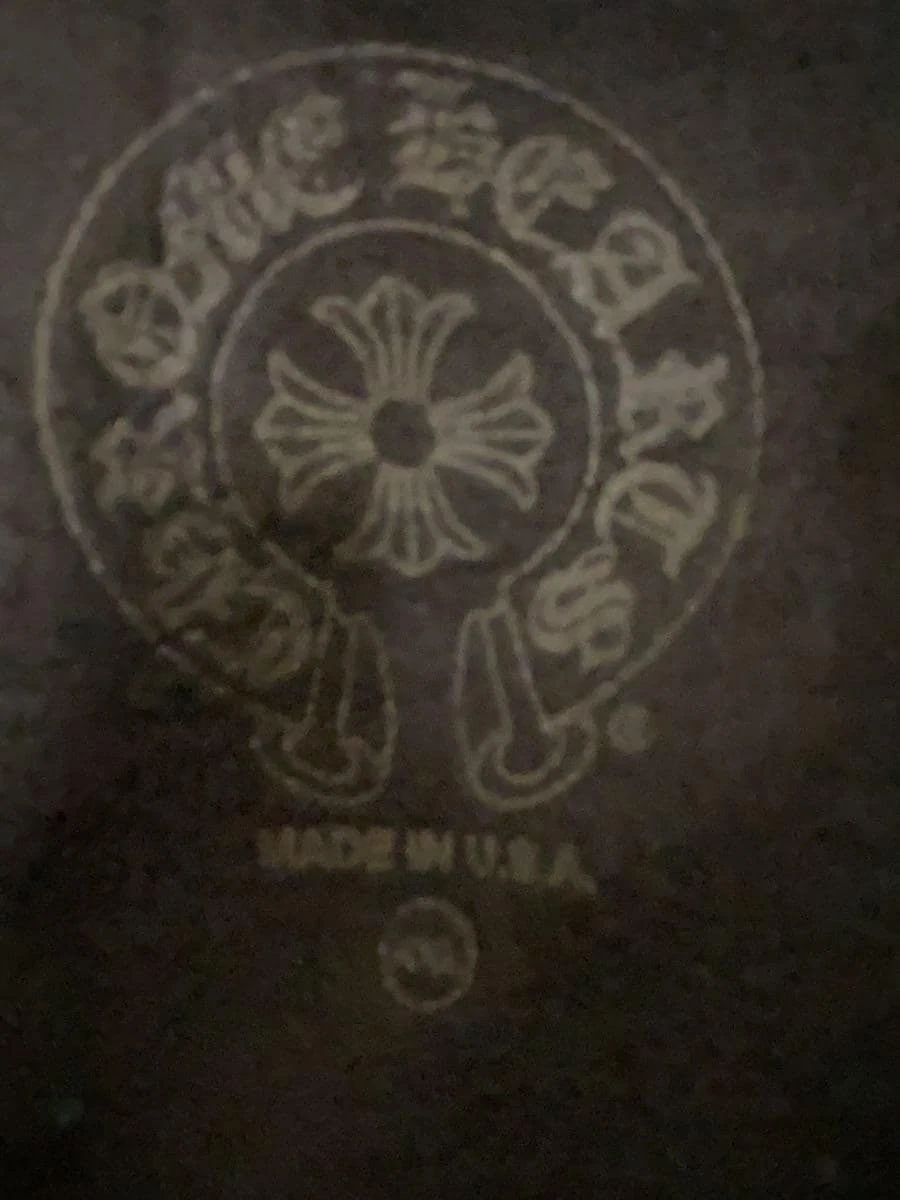 CHROME HEARTS FELPA CON CAPPUCCIO ZIP CUORI CROMATI MARINA ABRAMOVIC XXL COTONE Nera Usata