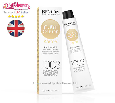 Revlon Professional Nutri Color Creme 1003 Goldblond 100ml TUBE 3 in1 Farbe