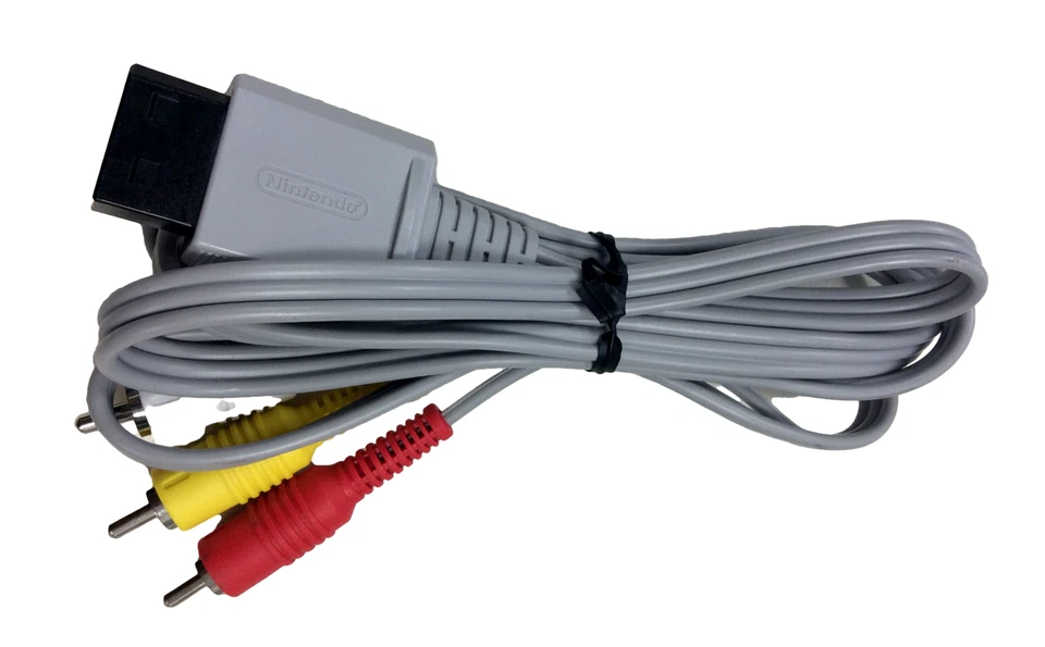 New Genuine Nintendo Wii AV Cable Cord RCA (RVL 009)  Wii U Original - Image 2 of 4