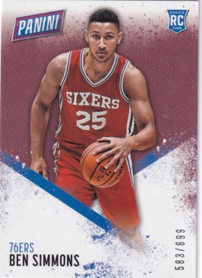 2016-17 Panini Day NBA Basketball No. 41 Ben Simmons Rookie 583/699