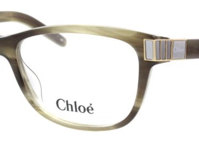NEW CHLOE Optical Frame CE2607 Green  316 54 Eyeglasses Italy w/Case MSRP $389 - Image 2 of 4