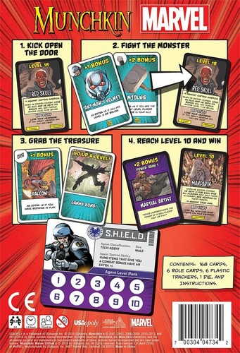 Munchkin Marvel Edition Card Game From Steve Jackson Games MU011-000 USAopoly - Picture 2 of 2