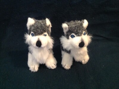 2 Husky Plüschtiere (Pel03/17/6-20B)