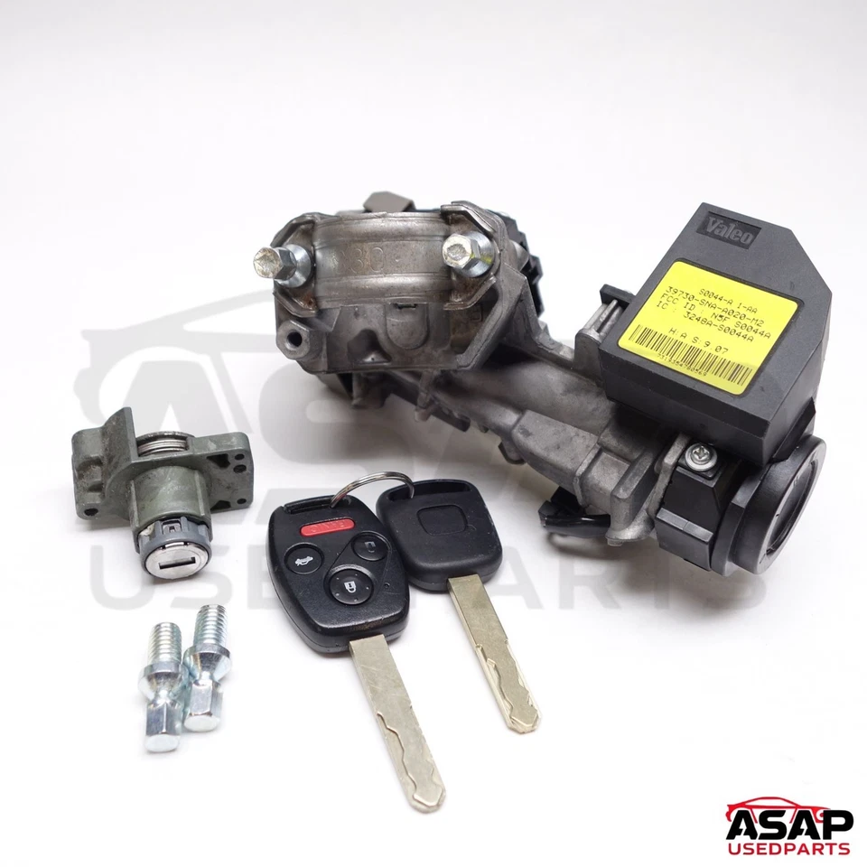 INTERRUPTOR DE ENCENDIDO + CILINDRO CERRADURA PUERTA IZQUIERDA + 2 LLAVES ID46 EN HONDA CIVIC 2006-2011 Foto 3 de 4