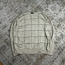 Vintage Dockers Sweater Weiß Gestreift Size X Large - Vintage Y2K Pasha Style