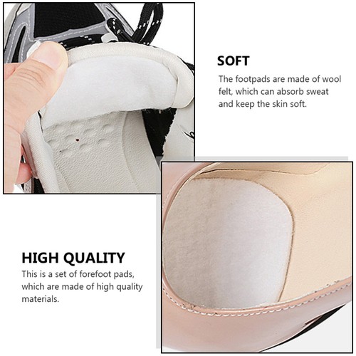 6 Pairs Anti-wear Shoes Tongue Patch Women's Miss Insole Foot Cushion Pads - Afbeelding 5 van 12