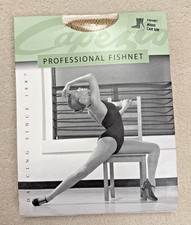 Capezio New In Package Professional Fishnet Stockings 3000 CAR Small/medium