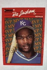 Bo Jackson 1990 Donruss MVP BC-1