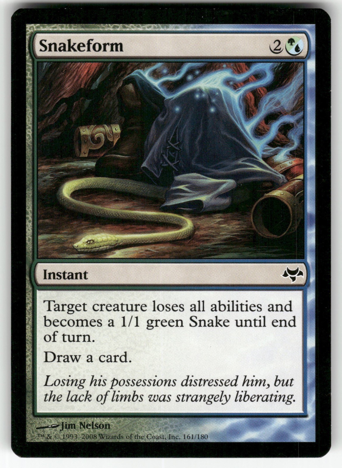 Snakeform 161 Common Eventide Magic: The Gathering Near Mint