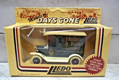 Lledo Models of Days Gone Hedges & Butler Limited Wine Merchants Delivery  1983