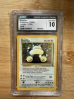 Snorlax Holo Jungle Edition 11/64 Unlimited CGC 10 Gem Mint Pokemon Card