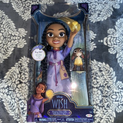 Disney 14'' Wish Singing Asha with Valentino & Star Large Doll