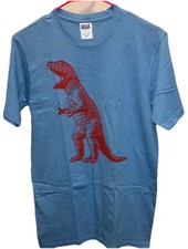 DINOSAUR T Rex Dinosaur Short Sleeve Cotton Shirt Size Small New Without Tags