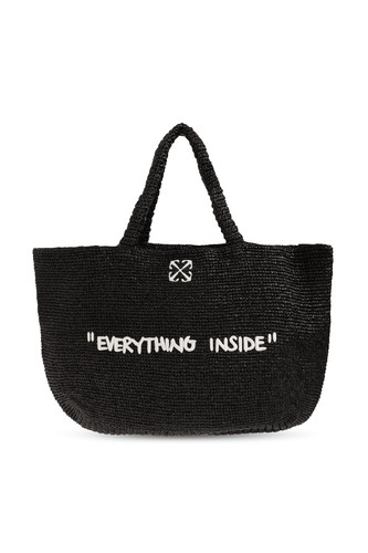 OFF WHITE Jitney Black Tote Bag New