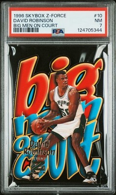 1996 SKYBOX Z-FORCE BIG MEN ON COURT #10 DAVID ROBINSON PSA 7 | eBay