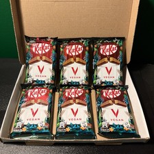 KitKat Limited Edition Vegan 4 Finger Chocolate/Waffle Bar 41.5g - Pack of 6