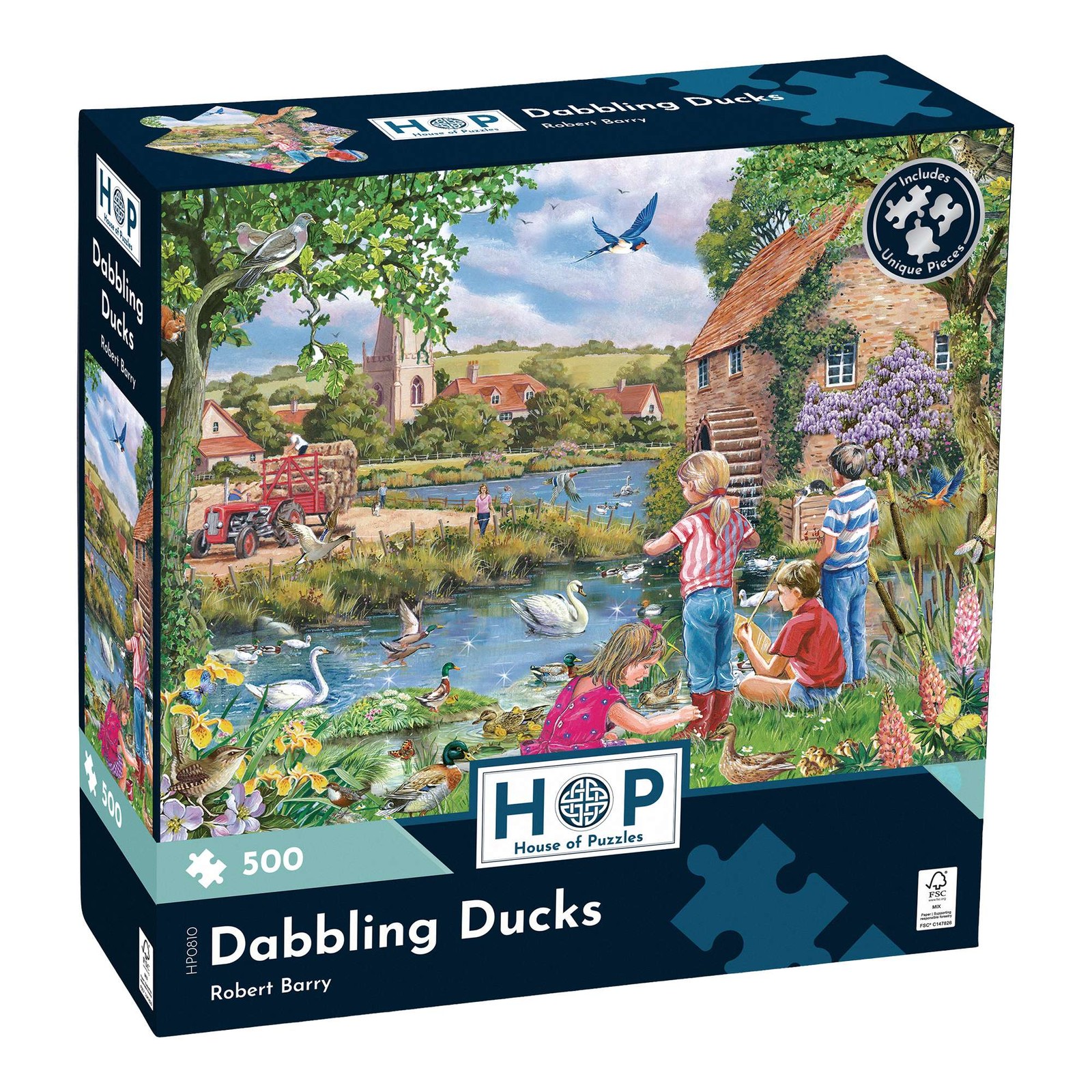 House of Puzzles ""Dabbling Ducks""   500pc Jigsaw Puzzle