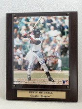 Kevin Mitchell Autographed Photograph Plaque Certified by Stacks of Plaques MLB