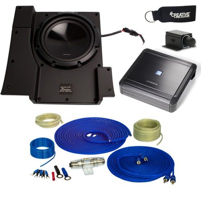 Alpine SBV-10-WRA 10'' Sub 07-18 Jeep Wrangler with MRV-M500 Amp kit bass knob