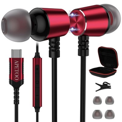 USB C Headphones for iPhone 17 16 15 Pro Max Galaxy S26 S25 S24 S23 S22 Flip ...
