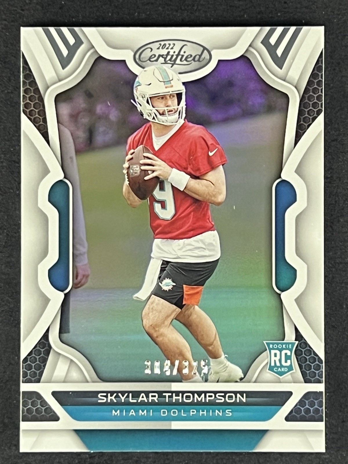 Skylar Thompson RC 2022 Panini Certified - Mirror 304/325 Miami Dolphins #183