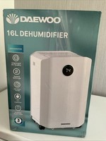 Daewoo 16L Dehumidifier Digital Display & 24 hour Timer Laundry Drying, Damp