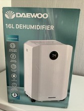 Daewoo 16L Dehumidifier Digital Display & 24 hour Timer Laundry Drying, Damp