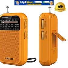 AM FM Radio Portable Plug in Wall or AA Battery Operated for Home/Outdoor  Emer