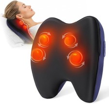 Shiatsu Neck Back Massager Pillow with Heat Deep Tissue Kneading Pain Relief