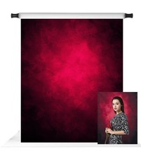 5x7ft Red Photography Backdrop Portrait Backdrops Photographers Headshot Prop