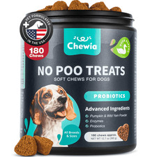 No Poo Chews for Dogs Coprophagia Deterrent for Dogs Forbid for Dogs Stool
