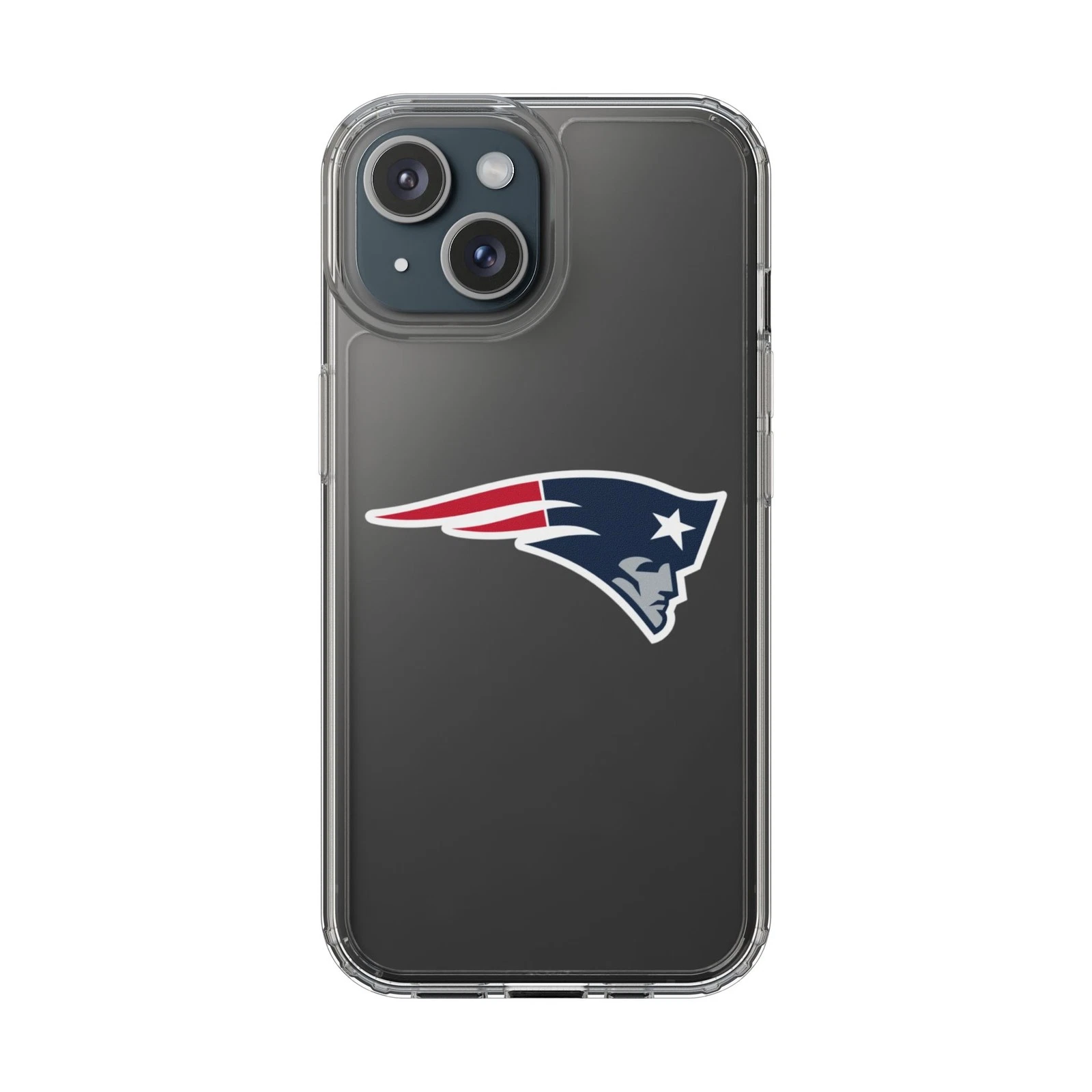 New England Patriots Clear Phone Case for iPhone