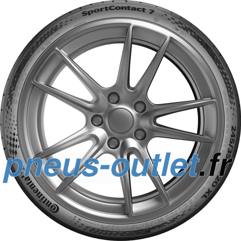 Pneu Continental SportContact 7 265/35 ZR22 102Y XL EVc pour SUV électrique