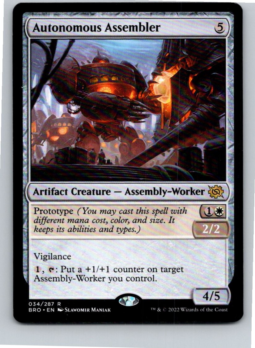 Magic the Gathering Autonomous Assembler Foil Prerelease Cards MTG Free Shipping