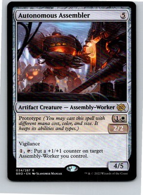 Magic the Gathering Autonomous Assembler Foil Prerelease Cards MTG Free Shipping