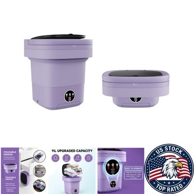 Mini Folding Washer with Spin Basket   Ideal for Dorms & Small Living Spaces