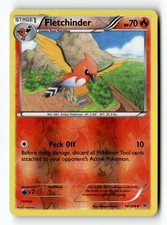 Pokemon Card Fletchinder LP XY - Roaring Skies Reverse Holo Uncommon 14/108
