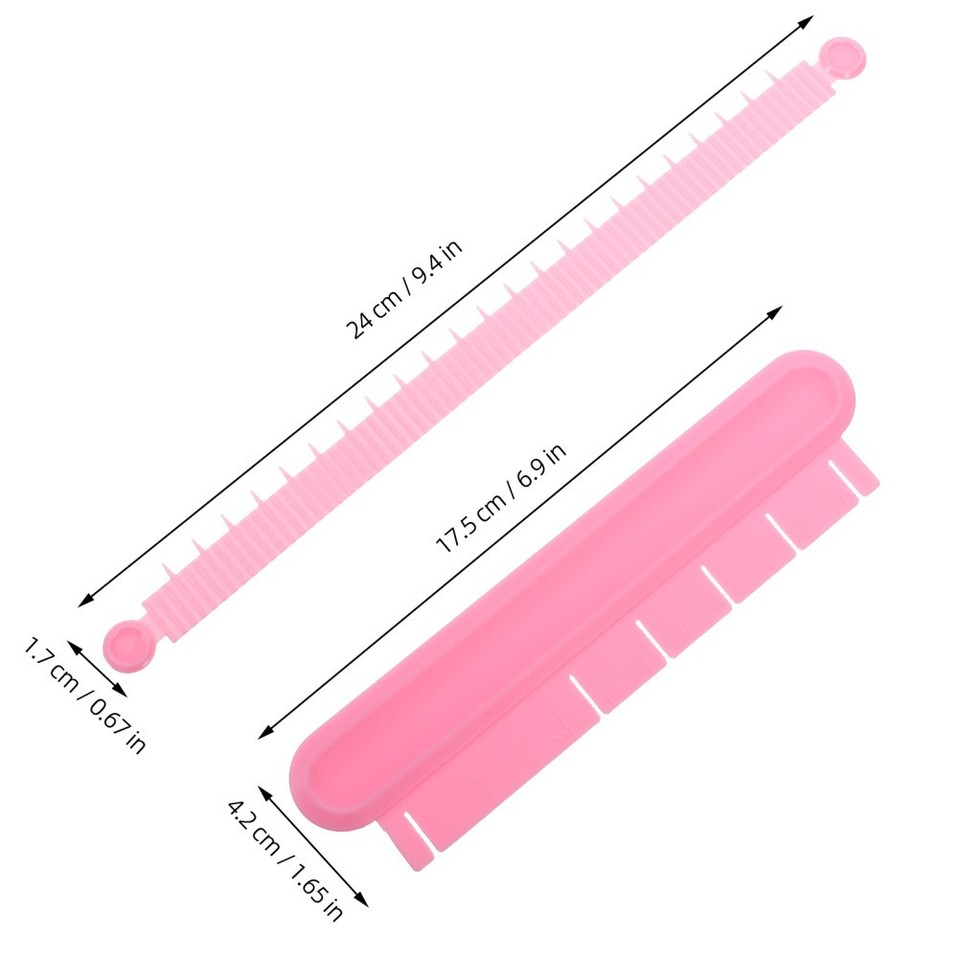 2pcs Fondant Cake Arch Guide Tool, Different Sizes Angle Stencil | eBay ...