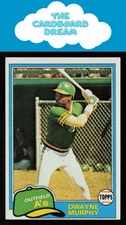 Dwayne Murphy 1981 Topps #341 Oakland Athletics Baseball Card