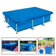 5 Sizes Square Swimming Pool Cover With Bracket 