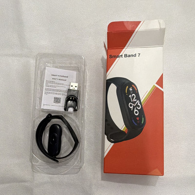 Smart Band 7 Activity Tracker Wristband Black, HR & BP Monitor, Charger, Manual