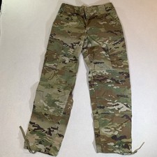 Vintage US Military Trousers Mens Small Short Woodland Camo BDU Cargo Combat 80s
