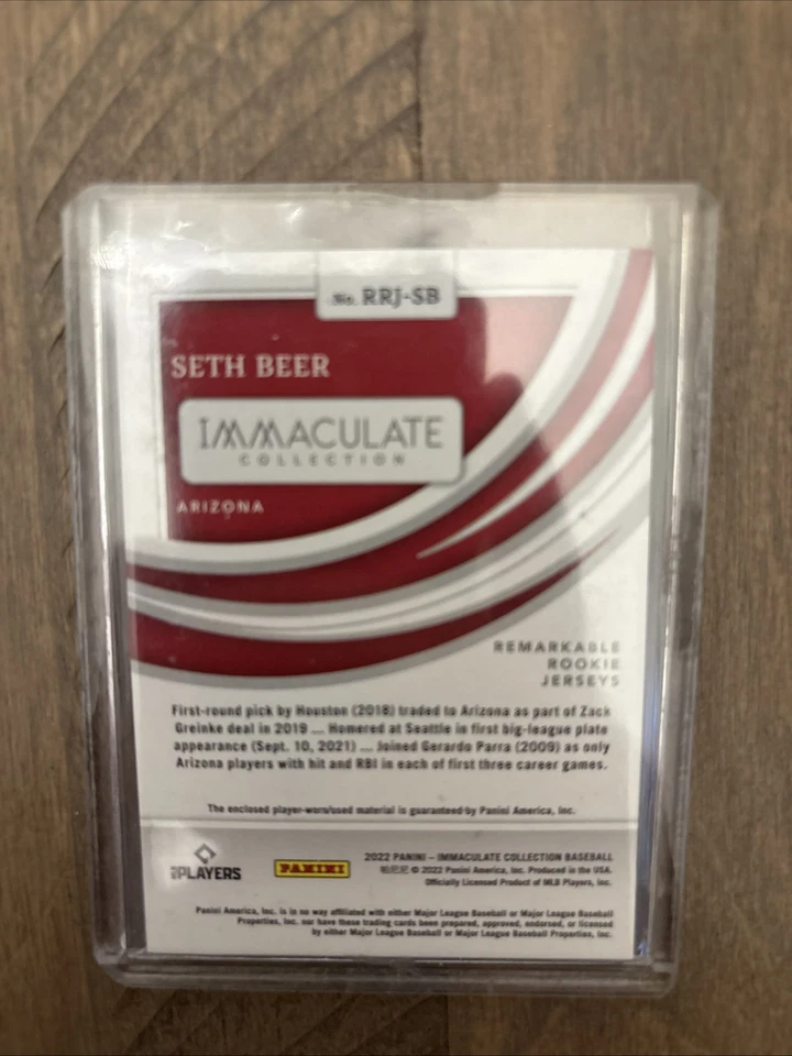 SETH BEER RC IMMACULATE COLLECTION PATCH 78/99 - Image 2 of 2