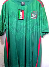 Mexico Soccer National Team Fans Jersey Mens Green Lada Size X Large Sports Top