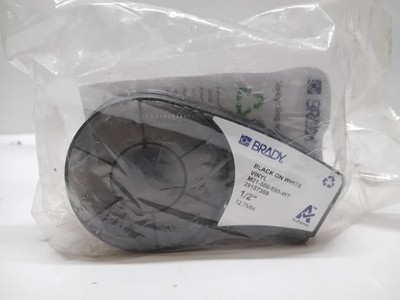 BRADY M21-500-595-WT 29157369 Schwarz Auf Weiß Vinyl 1/2'' Patrone 12,7MM